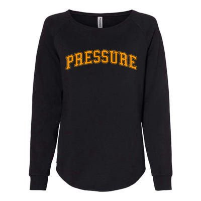 Orange Pressure Orange Color Womens California Wash Sweatshirt