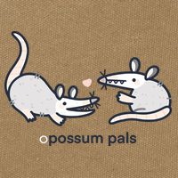 Opossum Pals Cotton Canvas Backpack