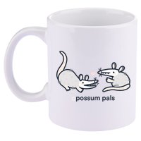 Opossum Pals 11oz C Handle Ceramic Mug