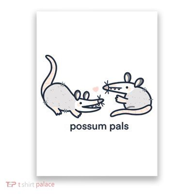 Opossum Pals Poster