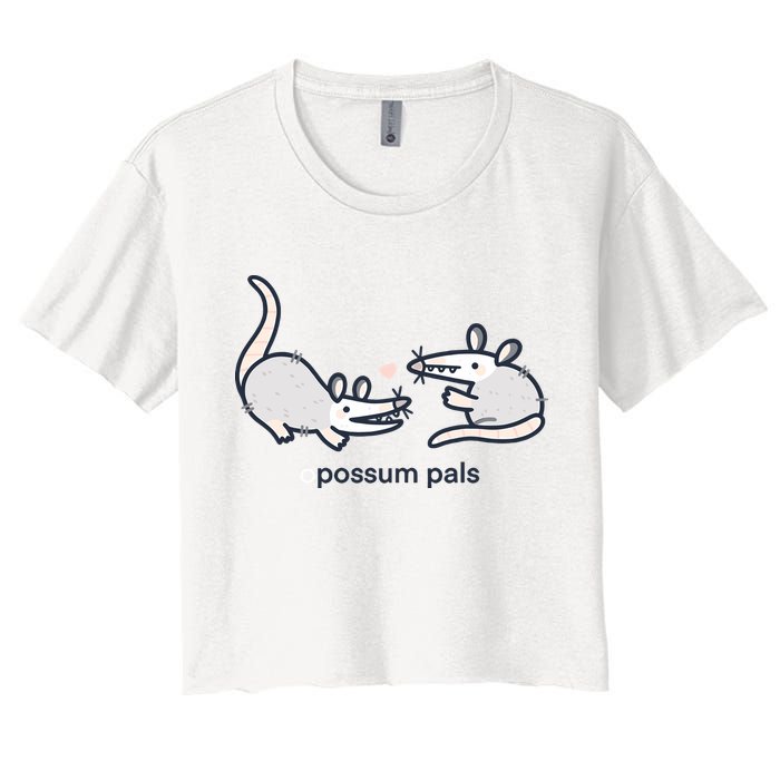 Opossum Pals Women's Crop Top Tee