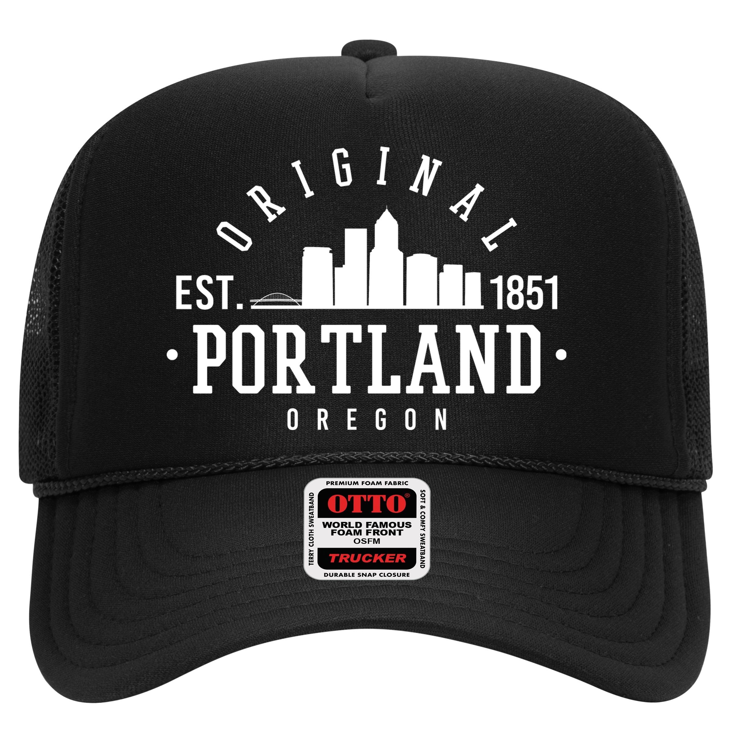 Original Portland Oregon Est 1851 Skyline Hat