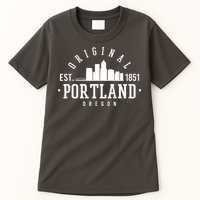 Original Portland Oregon Est 1851 Skyline Tall T-Shirt