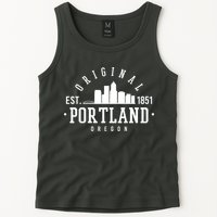 Original Portland Oregon Est 1851 Skyline Tank Top