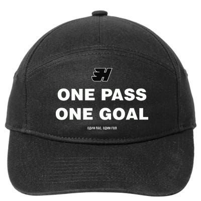 One Pass One Goal 7-Panel Snapback Hat