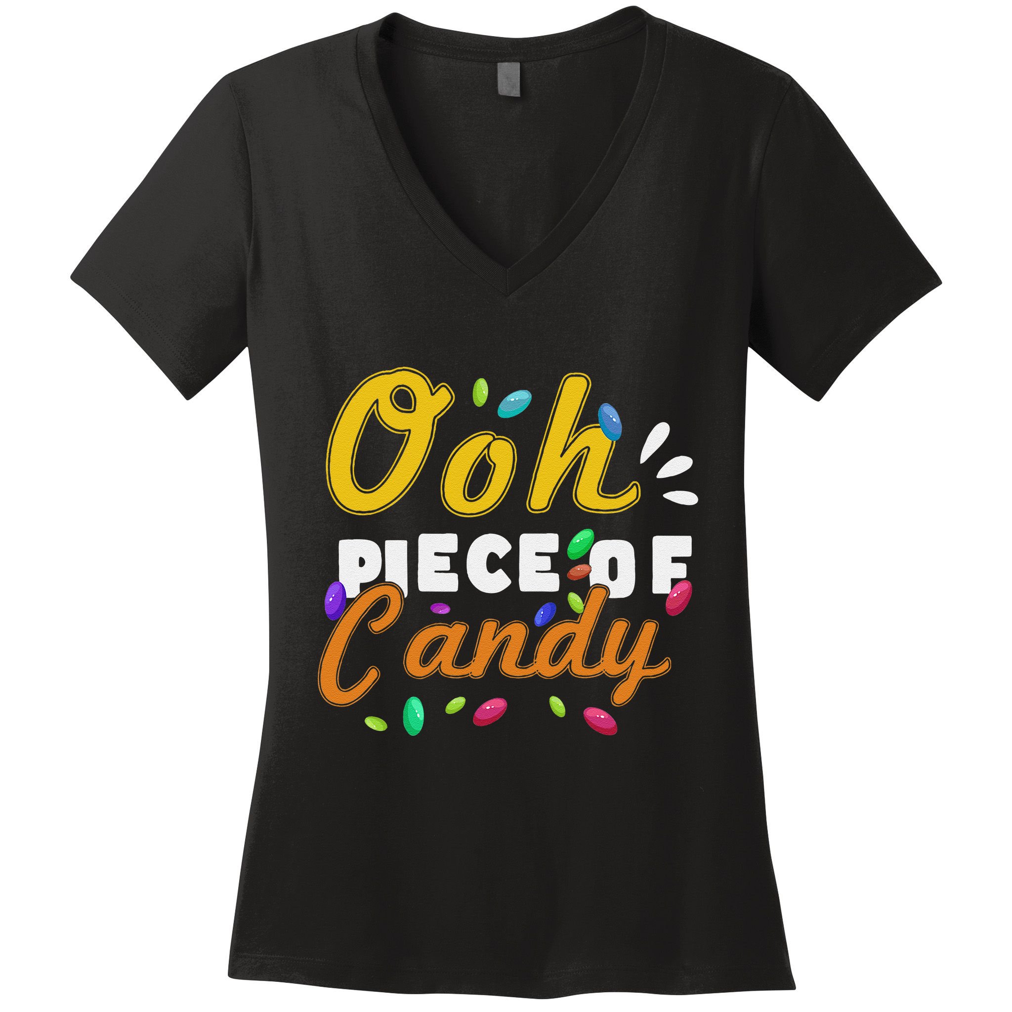 Oh Piece Of Candy Meme Funny Women's V-Neck T-Shirt