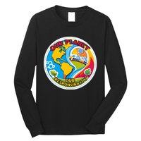 Our Planet Our Responsibility Climate Change Graphic Long Sleeve Shirt