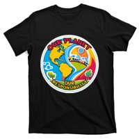 Our Planet Our Responsibility Climate Change Graphic T-Shirt