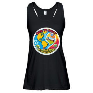 Our Planet Our Responsibility Climate Change Graphic Ladies Essential Flowy Tank