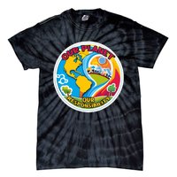 Our Planet Our Responsibility Climate Change Graphic Tie-Dye T-Shirt