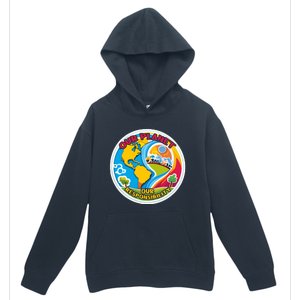 Our Planet Our Responsibility Climate Change Graphic Urban Pullover Hoodie