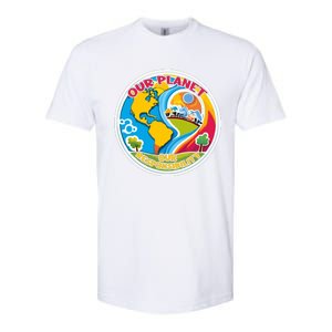 Our Planet Our Responsibility Climate Change Graphic Softstyle CVC T-Shirt