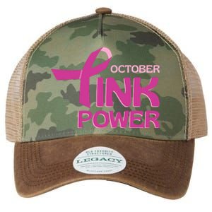 October Pink Power Breast Cancer Legacy Tie Dye Trucker Hat