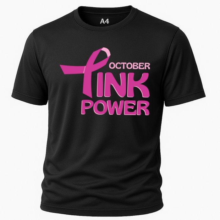 October Pink Power Breast Cancer Performance Shirt