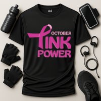 October Pink Power Breast Cancer Performance Shirt