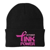 October Pink Power Breast Cancer Beanie