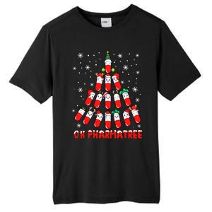 Oh Pharmatree Pills Christmas Tree Lights Pharmacy Crew Team Meaningful Gift Tall Fusion ChromaSoft Performance T-Shirt