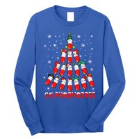 Oh Pharmatree Pills Christmas Tree Lights Pharmacy Crew Team Meaningful Gift Long Sleeve Shirt