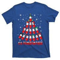 Oh Pharmatree Pills Christmas Tree Lights Pharmacy Crew Team Meaningful Gift T-Shirt