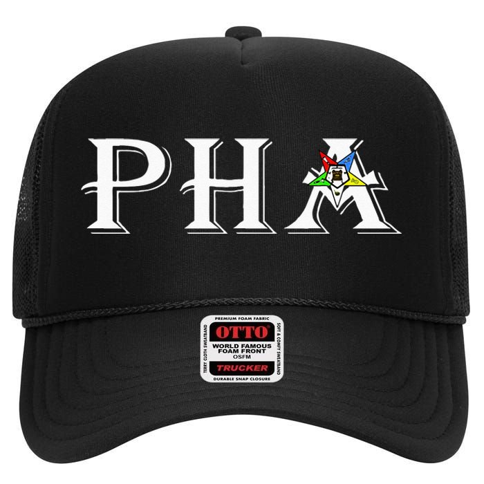 OES PHA Prince Hall Order The Eastern Star Thanksgiving Gift High Crown Mesh Back Trucker Hat