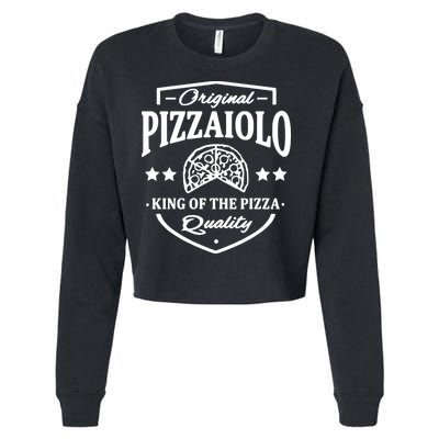 Original Pizzaiolo Pizza Baker Cropped Pullover Crew