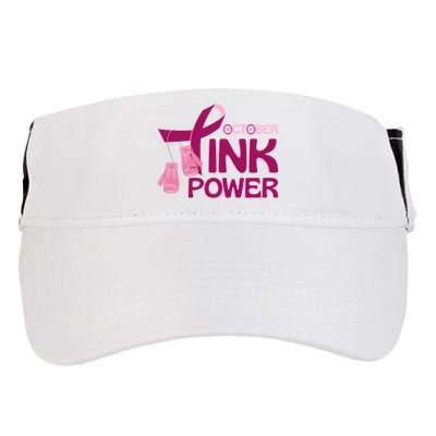 October Pink Power Breast Cancer Adult Drive Performance Visor