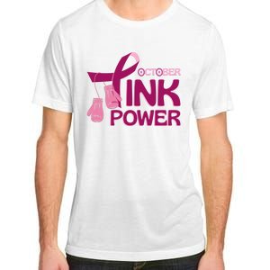 October Pink Power Breast Cancer Adult ChromaSoft Performance T-Shirt