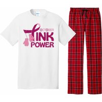 October Pink Power Breast Cancer Pajama Set