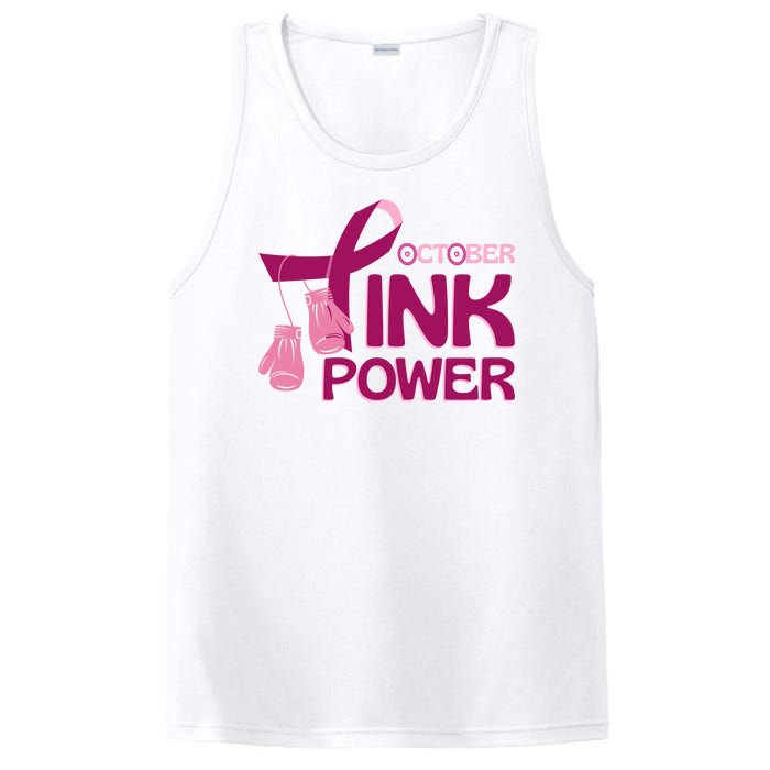 October Pink Power Breast Cancer PosiCharge Competitor Tank