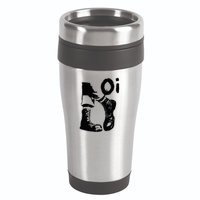 Oi Punk Rock With Combat Boots 16oz Travel Tumbler