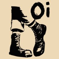 Oi Punk Rock With Combat Boots Drawstring Bag