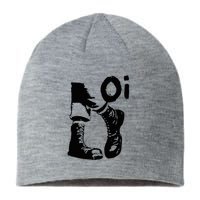 Oi Punk Rock With Combat Boots Sustainable Beanie