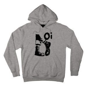 Oi Punk Rock With Combat Boots Tall Hoodie