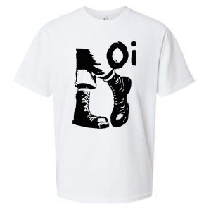 Oi Punk Rock With Combat Boots Sueded Cloud Jersey T-Shirt