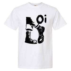 Oi Punk Rock With Combat Boots Garment-Dyed Heavyweight T-Shirt