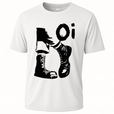 Oi Punk Rock With Combat Boots Performance Shirt