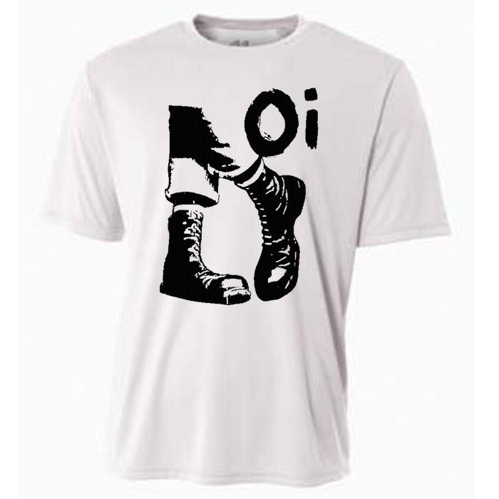 Oi Punk Rock With Combat Boots Cooling Performance Crew T-Shirt