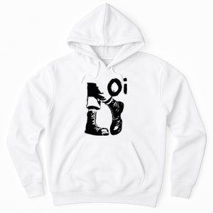 Oi Punk Rock With Combat Boots Hoodie