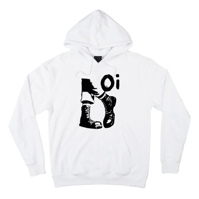 Oi Punk Rock With Combat Boots Hoodie