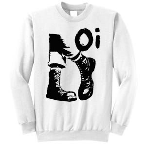 Oi Punk Rock With Combat Boots Sweatshirt