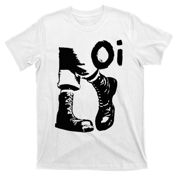 Oi Punk Rock With Combat Boots T-Shirt