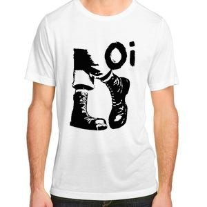 Oi Punk Rock With Combat Boots Adult ChromaSoft Performance T-Shirt