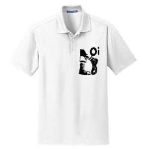 Oi Punk Rock With Combat Boots Dry Zone Grid Polo