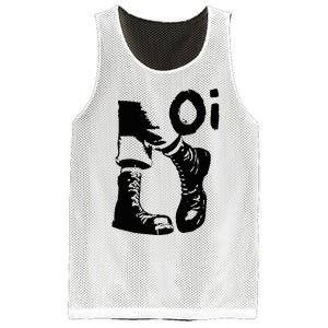 Oi Punk Rock With Combat Boots Mesh Reversible Basketball Jersey Tank