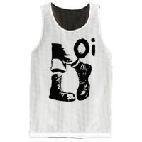 Oi Punk Rock With Combat Boots Mesh Reversible Basketball Jersey Tank