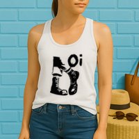 Oi Punk Rock With Combat Boots Womens Tank Top
