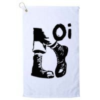 Oi Punk Rock With Combat Boots Golf Towel