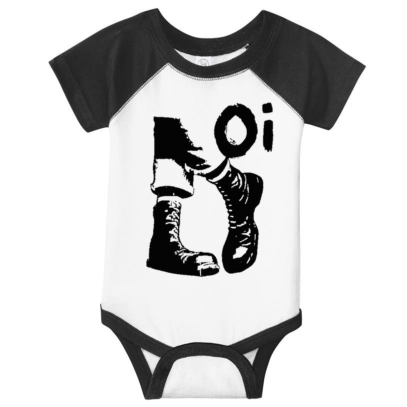 Oi Punk Rock With Combat Boots Infant Baby Jersey Bodysuit