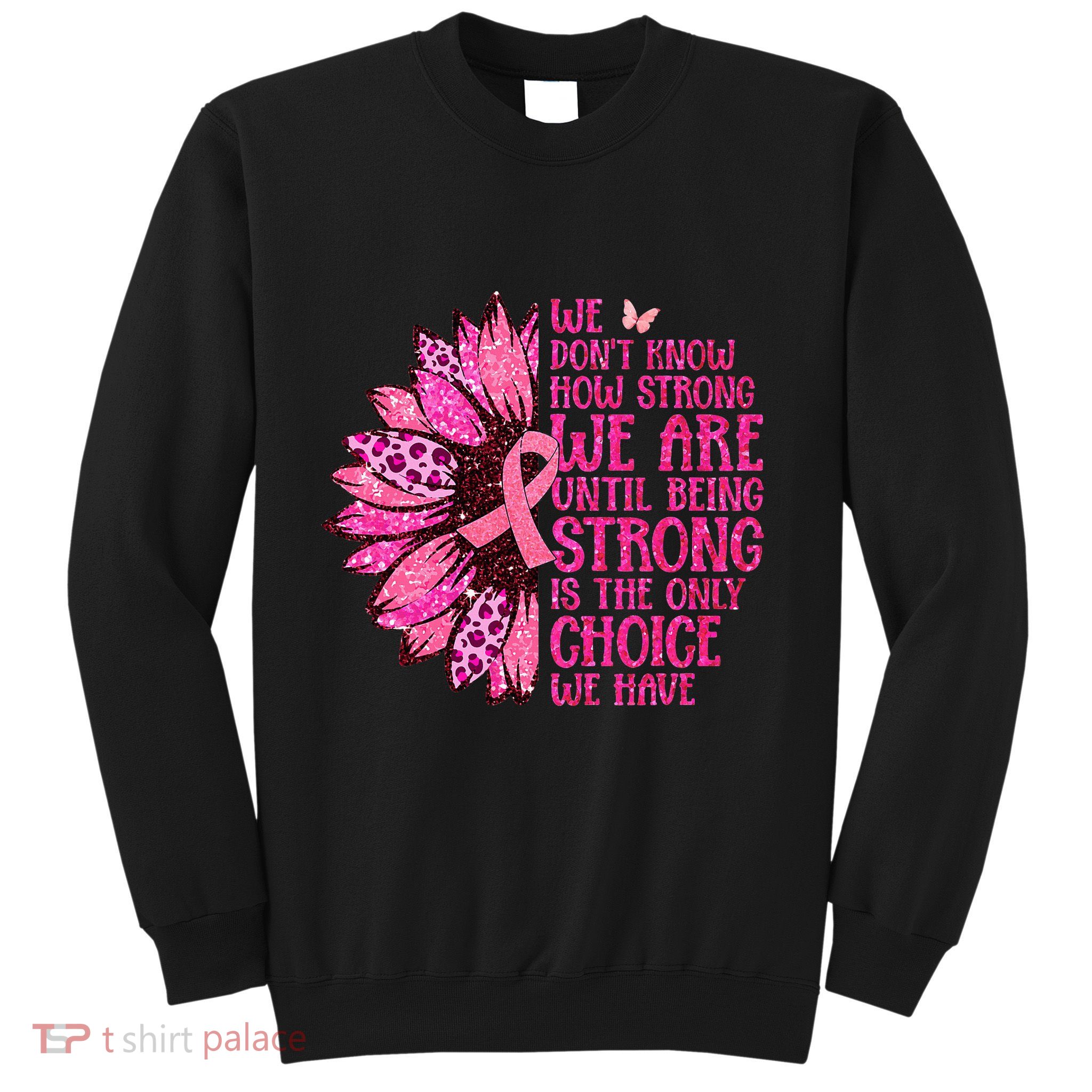 October Pink Ribbon Breast Cancer Awareness Sweatshirt