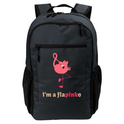 October Pink Ribbon Flamingo Breast Cancer Awareness Month Gift Daily Commute Backpack